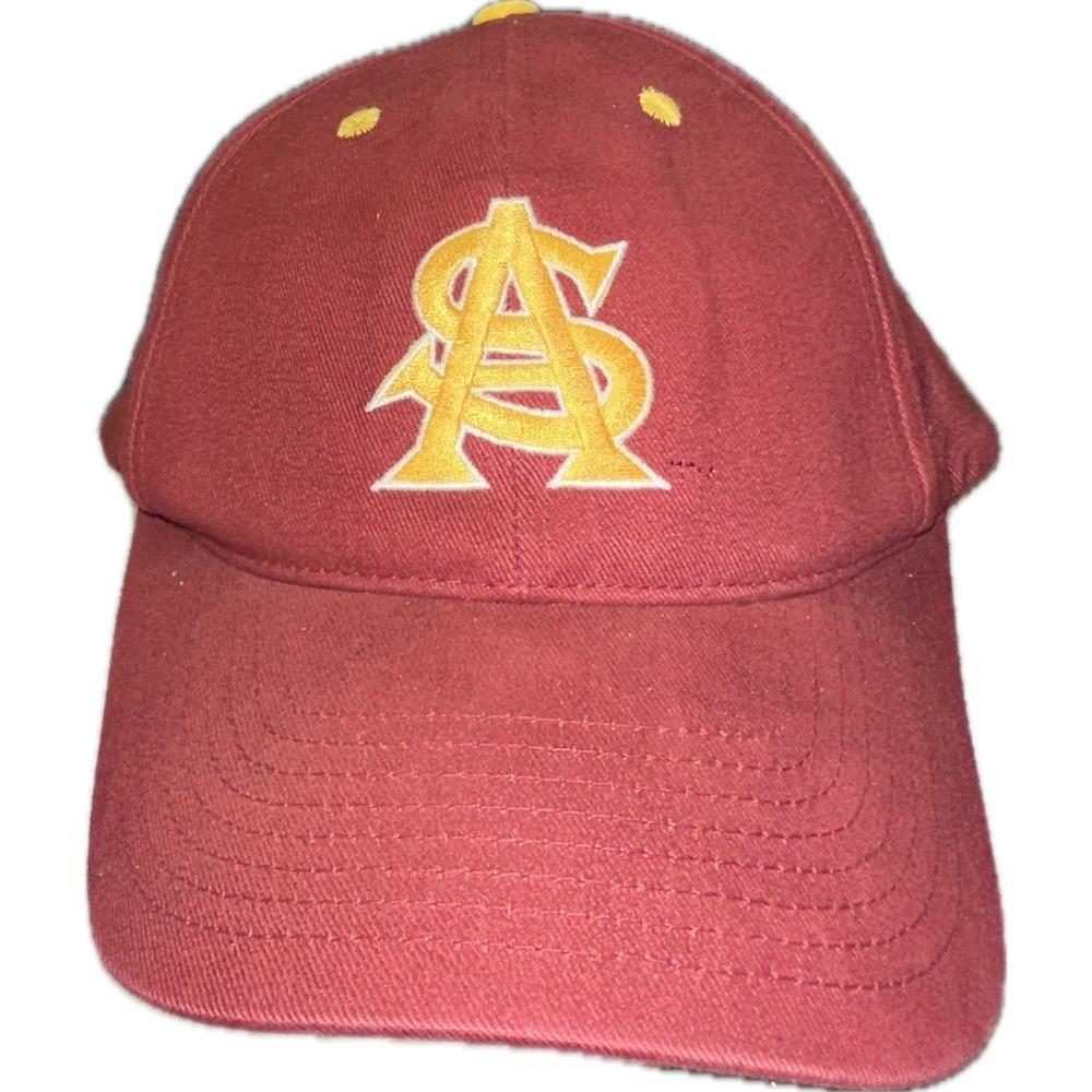 ASU Sun Devils Hat Cap Arizona State University Maroon Gold CAPTIVATING HEADGEAR